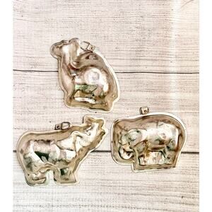 Set of mini Safari Animals Aluminum Molds